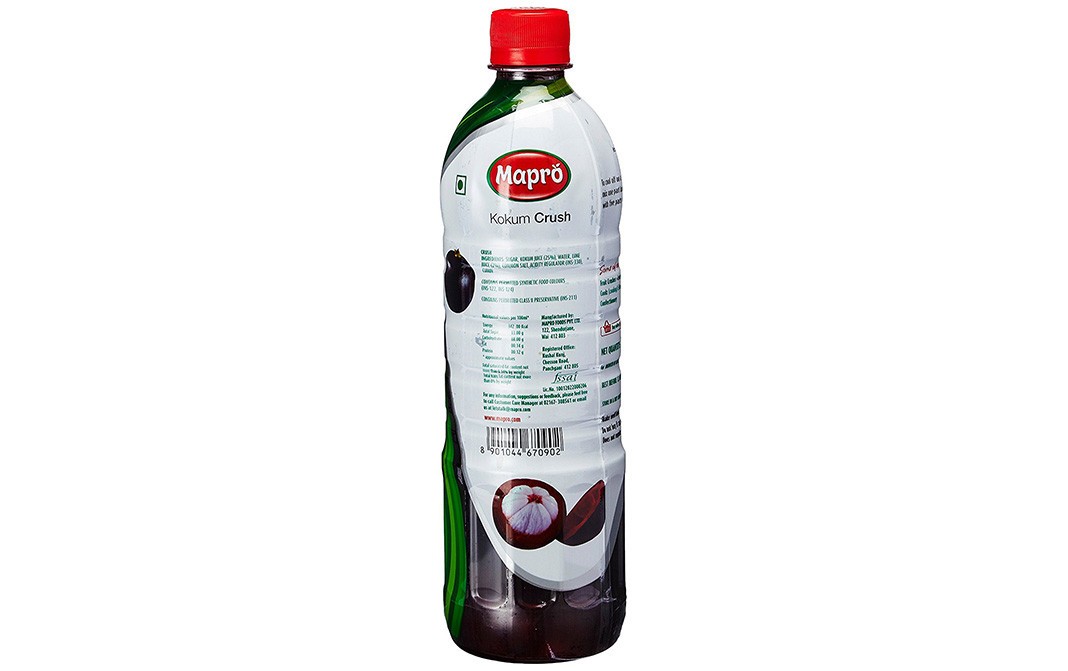 Mapro Restore Kokum Crush    Plastic Bottle  750 millilitre